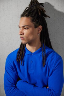B&C - Herren Piqué Polo langarm - PUI12 – Bild 6