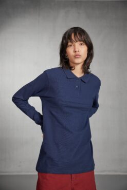 B&C - Damen Piqué Polo langarm - PWI13 – Bild 3