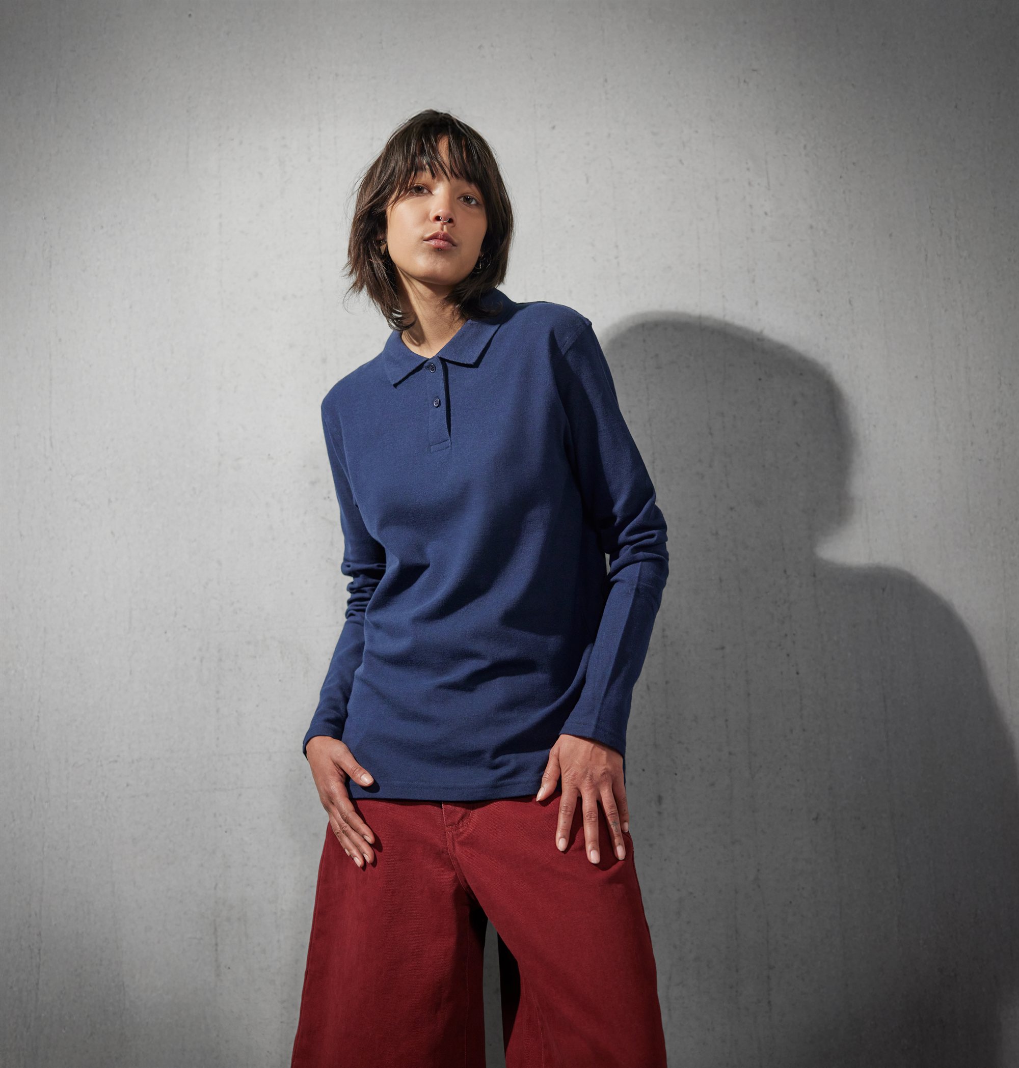 B&C - Damen Piqué Polo langarm - PWI13 – Bild 5