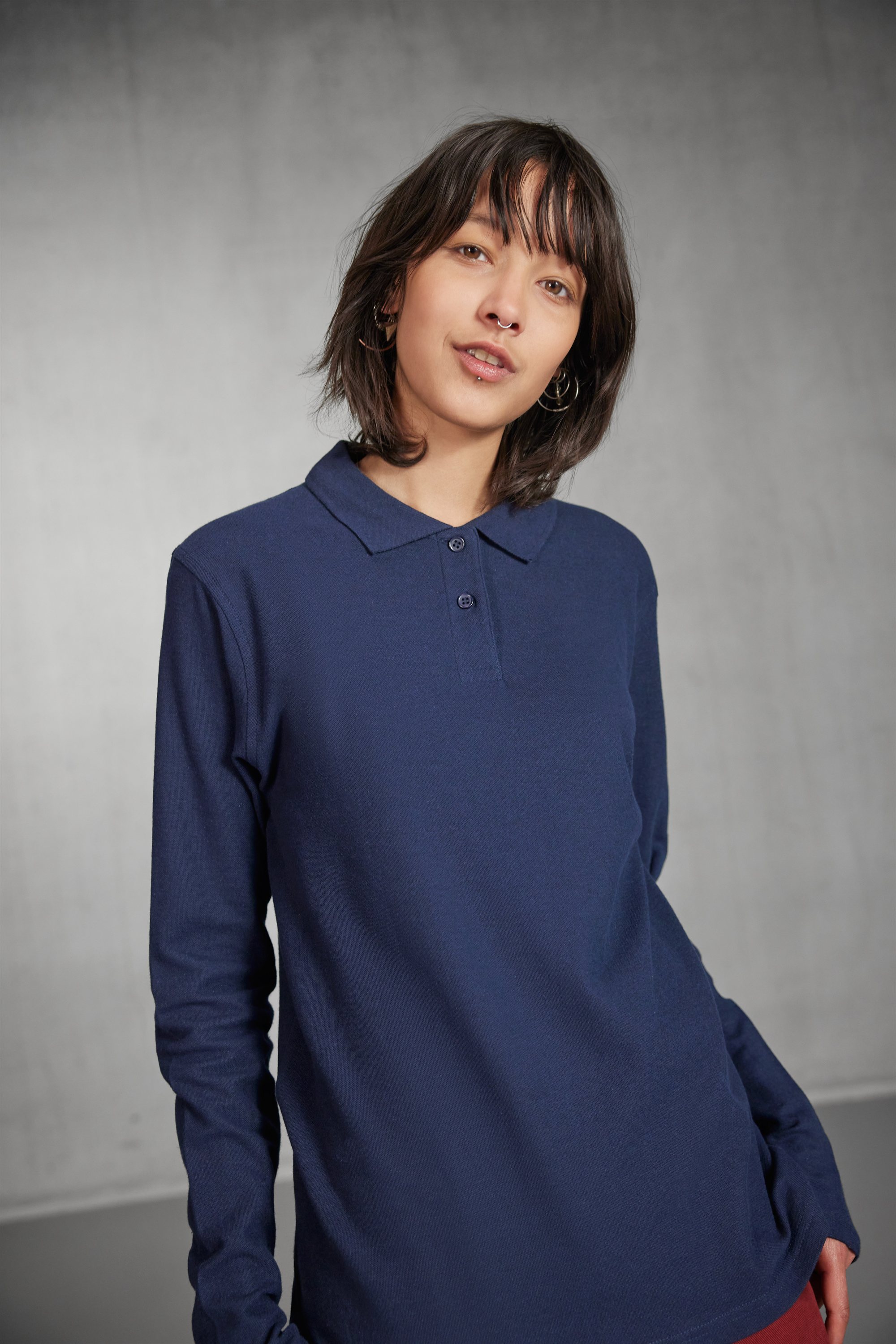 B&C - Damen Piqué Polo langarm - PWI13 – Bild 7