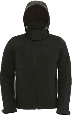 B&C - Herren 3-Lagen Kapuzen Softshell Jacke - JM950