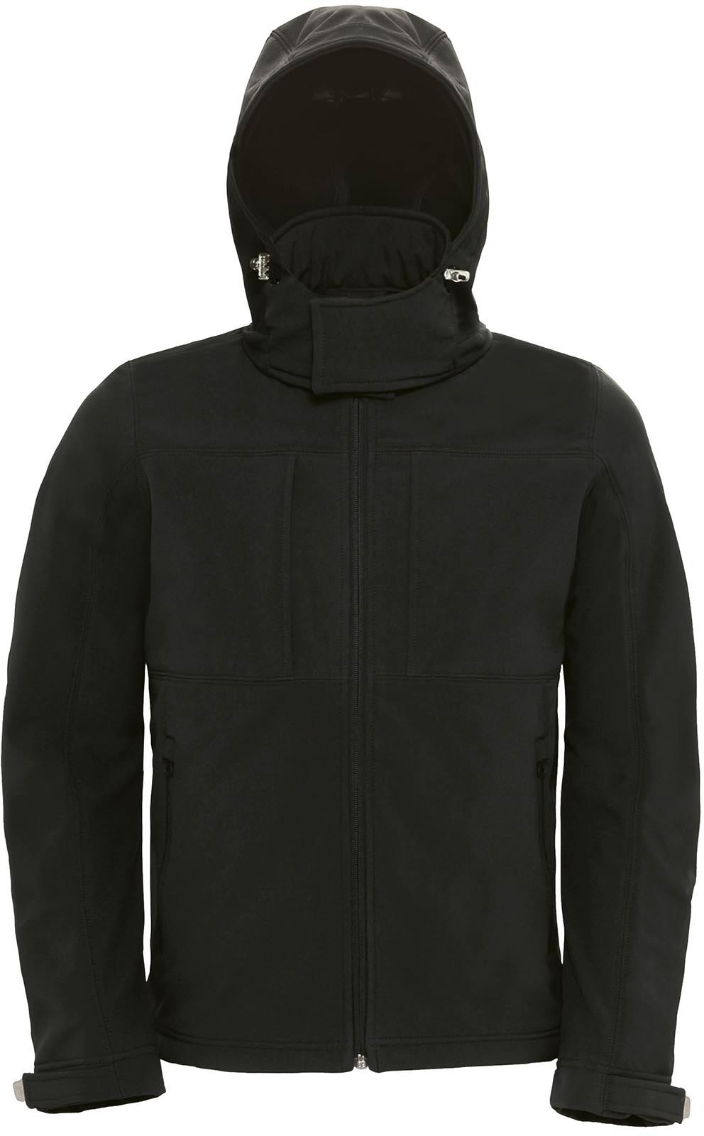 B&C - Herren 3-Lagen Kapuzen Softshell Jacke - JM950