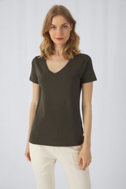 Alternative view of B&C - Damen V-Ausschnitt T-Shirt - TW045