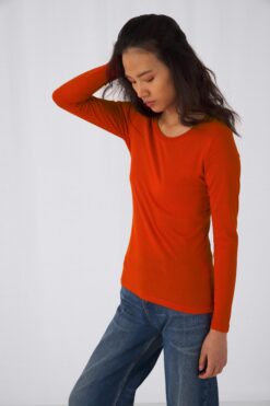 Alternative view of B&C - Damen T-Shirt langarm - TW071