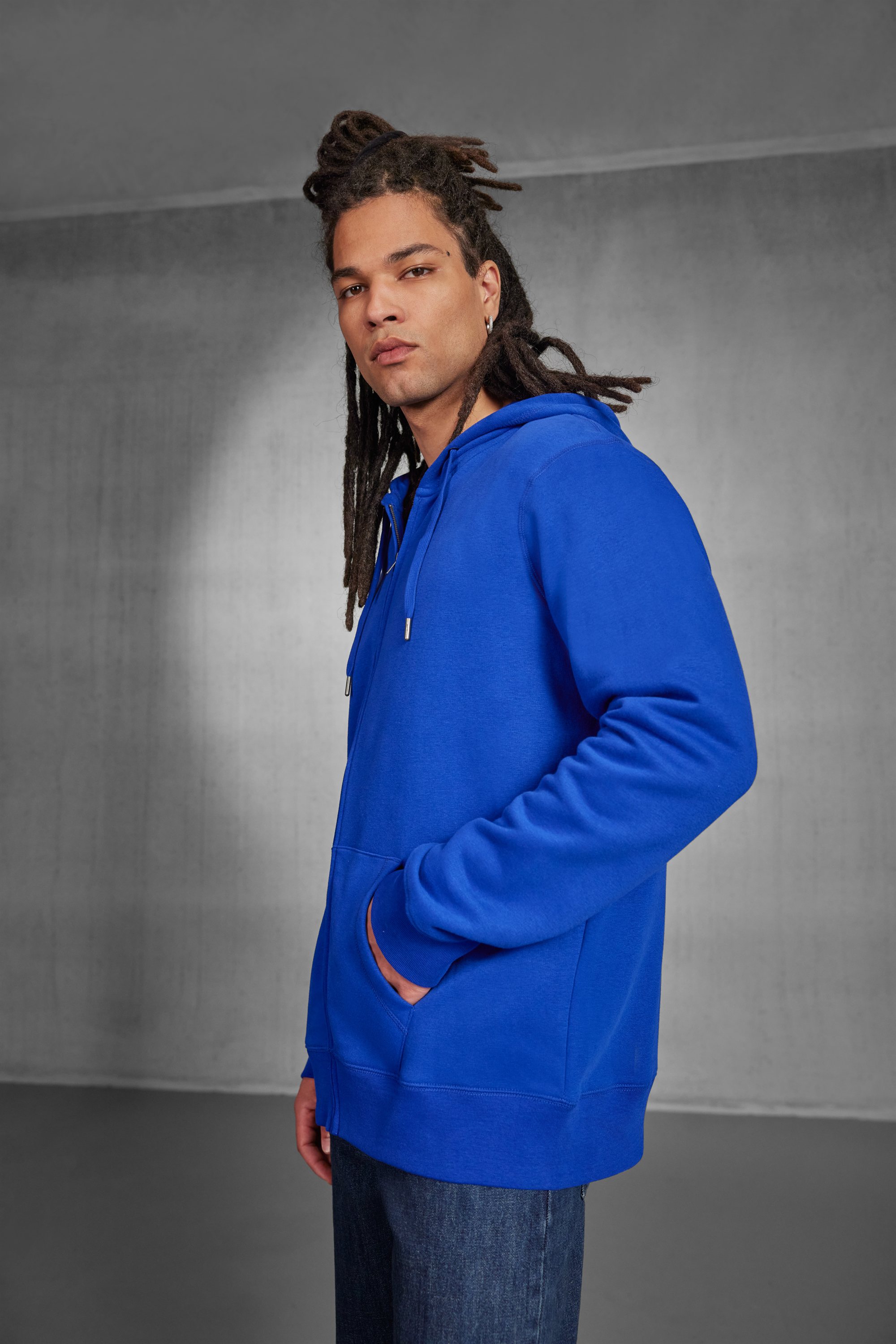 B&C - Herren Kapuzen Sweatjacke - WU03K – Bild 5