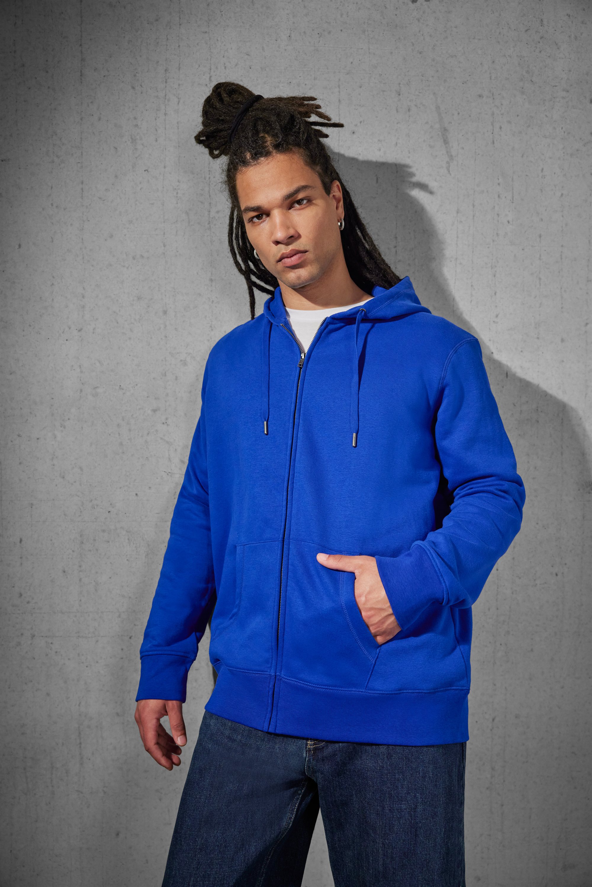 B&C - Herren Kapuzen Sweatjacke - WU03K – Bild 6