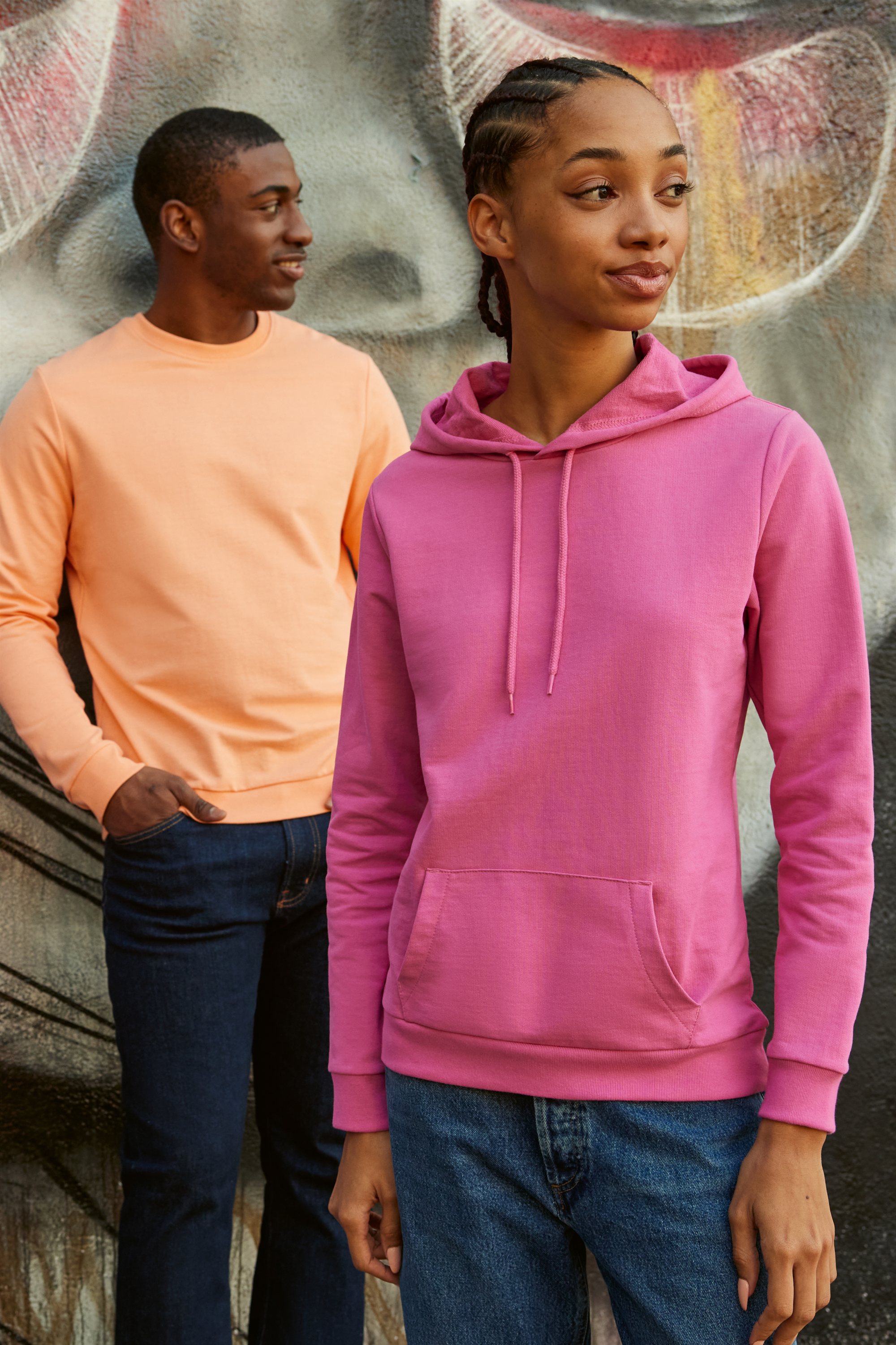 B&C - Damen Kapuzen Sweater - WW04W – Bild 3