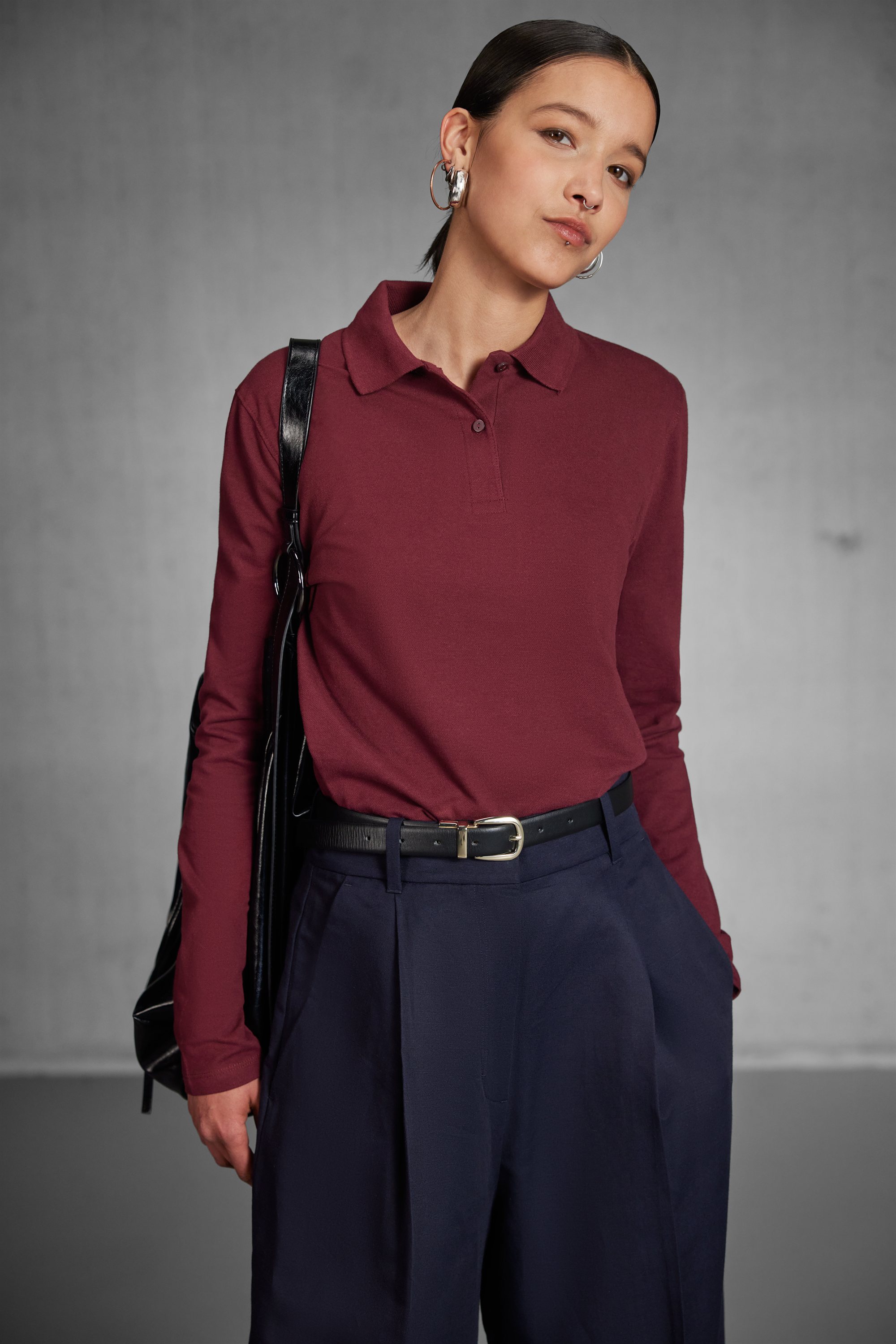 B&C - Damen Piqué Polo langarm - PW462 – Bild 6