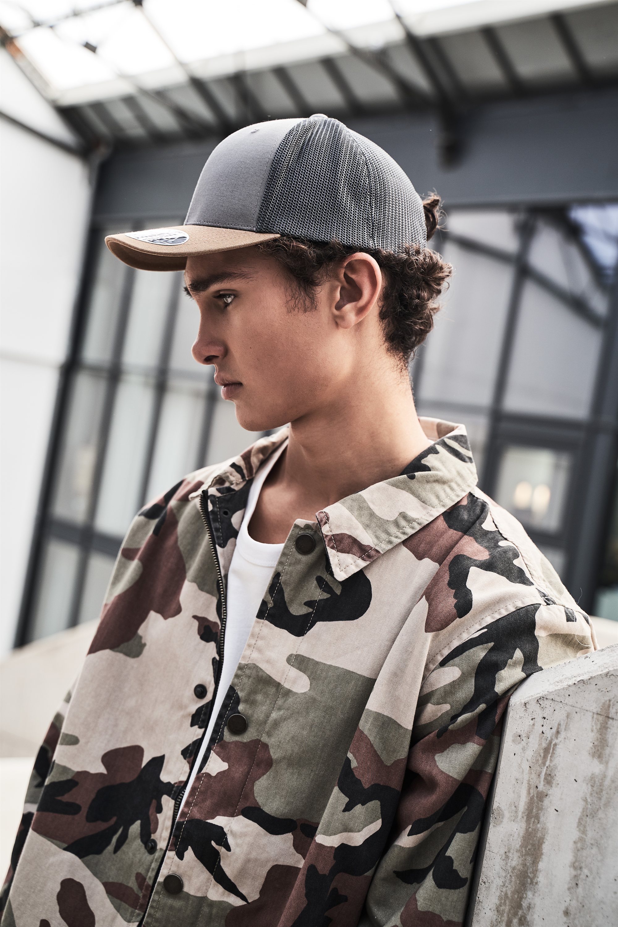 Flexfit - 6 Panel Trucker Kappe - FF110T – Bild 9