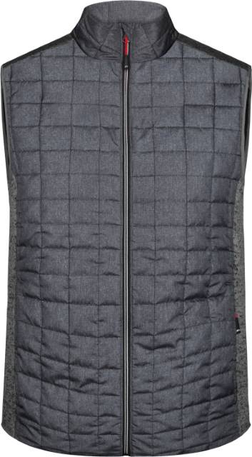 Daiber - Herren Hybrid Strickfleece Gilet - JN0740