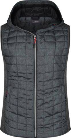Daiber - Damen Hybrid Strickfleece Gilet - JN0767